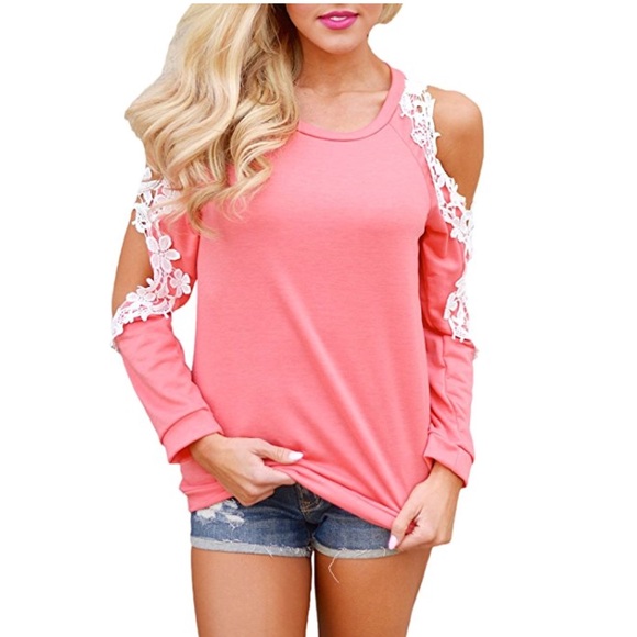 Beautiful women casual floral lace crochet blouse - Picture 7 of 8